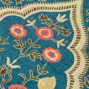 Alfombra persa floral ligera, superventas, portátil, tejida, encerada, lavable, adecuada para el hogar, pícnic, camping y para musulmanes. - Product Image 4
