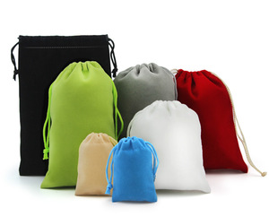 Newly Released Fashionable Luxury Jewelry Pouch with Drawstring Closure Custom Logo High Quality <b>Mini</b> Cosmetic Bag - Product Image 1
