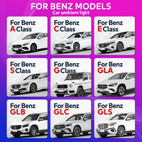 KYNCHO pour Benz GLS X166 2012-2019, mise à niveau de l'éclairage ambiant automobile, lumières intérieures symphoniques, éclairage ambiant LED pour voiture