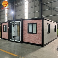 Maison préfabriquée en conteneur, mini-maison, maison à 3 chambres, maison en conteneur mobile pour hôtel, maison extensible, temps chaud et froid, Mexique