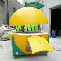 Camion mobile de nourriture de kiosque de fruit de chariot de vente de nourriture de rue d'OEM à vendre