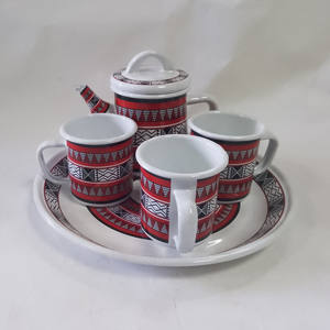 Service à thé <span class=keywords><strong>Vintage</strong></span> en émail, offre spéciale, service de haute qualité, service à thé de cuisine en fonte, vente en gros - Product Image 5