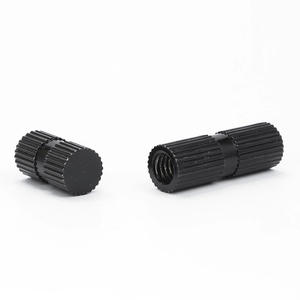 Tuerca de latón con rosca, chapada en zinc negro, moleteada, para moldeo por inyección e impresión 3D, para orificio ciego, M3-M10 - Product Image 4