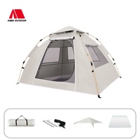 Tente de camping pliable d'extérieur, portable, imperméable, épaissie, pour la plage, ouverture et fermeture automatiques en un clic