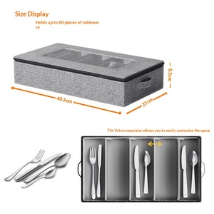 Cross-<b>border</b> Hot-selling New Style Rectangle Modern Simple Tableware Knife <b>Fork</b> Chopsticks Storage Box Lid Dustproof Sorting - Product Image 5