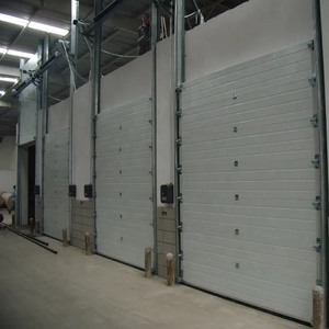 <span class=keywords><strong>Porte</strong></span> de <span class=keywords><strong>Garage</strong></span> Industrielle <span class=keywords><strong>Coulissante</strong></span> Extérieure en Acier Sectionnelle Relevable de Haute Qualité - Product Image 1