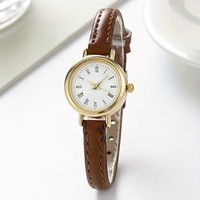 Montre à quartz pour femme Fenyi, style minimaliste vintage, bracelet fin en cuir, chiffres romains, vente en gros