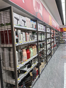 Soporte de exhibición de metal de hierro personalizado de alta resistencia para supermercados y grandes almacenes estantes de venta al por menor - Product Image 6