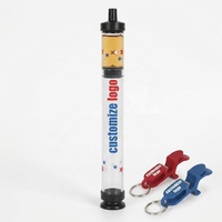 Venta Directa de Fábrica: Jeringa para Cerveza de 700ml, PP+PVC, Azul, Ideal para Fiestas