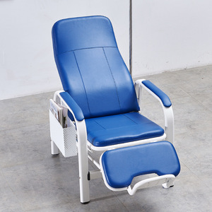 Fauteuil de perfusion individuel de luxe avec structure métallique renforcée, aiguille de perfusion pratique suspendue et fonction repose-pieds intégrée - Product Image 2