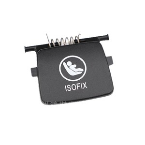 ฝาครอบ ISOFIX สำหรับฐานที่นั่งเด็กด้านหลัง BMW X3 X4 พลาสติกสีดำ แบบสี่เหลี่ยมขนาดใหญ่ - Product Image 1