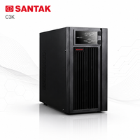 SANTAK 3kva/2400w Onduleur en ligne avec batterie intégrée, alimentation à haute fréquence