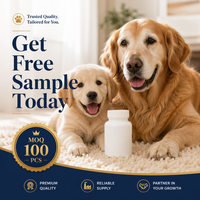 Complément Triple Calcium pour Chiens – Comprimés de Soutien à la Croissance Osseuse 500mg Vitamine D3 – Chiots et Animaux Âgés – 100 Comprimés – Vente en Gros