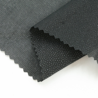 Populaire 100% Polyester Waterjet Tricoté Entoilage Sergé Fusible Tissé Entoilage Tissu pour Cap