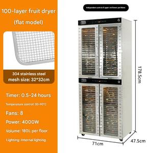 Déshydrateur Électrique Commercial à Air Chaud pour Fruits et Légumes, Idéal pour les Flocons d'Oignon en Vrac - Product Image 5