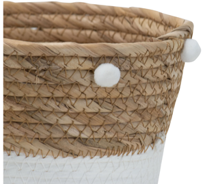 प्राकृतिक बुना हुआ सीकृषि बास्केट सस्ते बुने हुए सीआकृस की टोकरी - Product Image 5