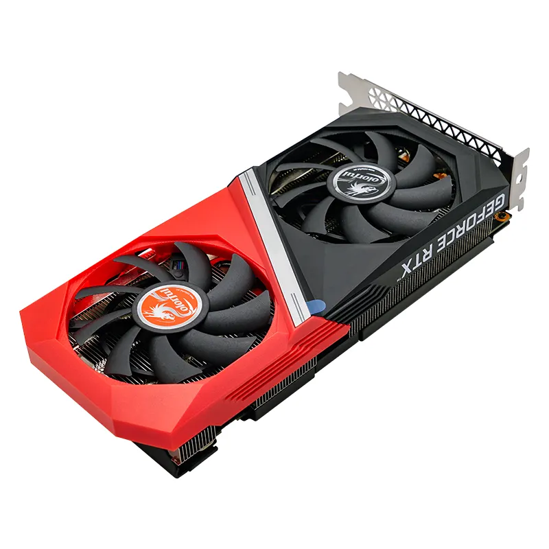 Schneller Versand Fabrik preis RTX 3060 Grafikkarte Gaming GeForce 3584 Kerne GDDR6 192Bit 12GB Dual Fan VR Ready OC Grafikkarte