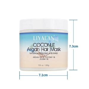 <span class=keywords><strong>Mascarilla</strong></span> Capilar <span class=keywords><strong>Profesional</strong></span> para el Cuidado del Cabello, <span class=keywords><strong>Hidratante</strong></span> y Reparadora, con Colágeno, Queratina, Aguacate, Coco y Aceite de Argán - Product Image 6