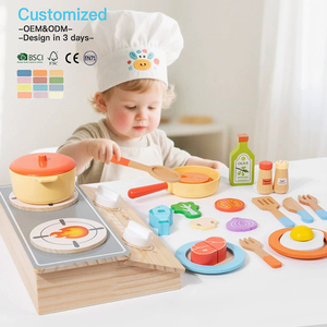 EDULAND OEM ODM CPC Ensemble <span class=keywords><strong>de</strong></span> cuisine <span class=keywords><strong>de</strong></span> simulation en bois, <span class=keywords><strong>Jouet</strong></span> <span class=keywords><strong>de</strong></span> cuisine en bois, Série <span class=keywords><strong>de</strong></span> jeux d'imitation, Jouets éducatifs Montessori pour enfants - Product Image 4