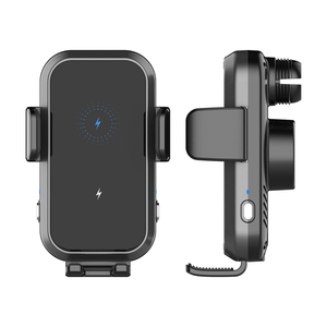 Chargeur de voiture sans fil à double bobine 15W PD avec support de téléphone à serrage automatique et <span class=keywords><strong>charge</strong></span> rapide pour Z <span class=keywords><strong>Flip</strong></span> <span class=keywords><strong>5</strong></span> 4 <span class=keywords><strong>3</strong></span> - Product Image 5