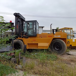 Montacargas Usado Original de Japón TCM FD200 de 20 Toneladas, Diésel, Neumáticos Sólidos, Mástil de Dos Etapas, Mejor Precio en Oferta - Product Image 6