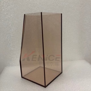 Großhandel Maßgefertigte Acryl-Vase Tischaufsatz Unregelmäßiger Langlebiger PMMA-Ständer Display für Blumenläden - Product Image 6