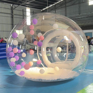Carpa Burbuja Transparente Tipo Iglú, Domo Inflable de <span class=keywords><strong>Lujo</strong></span> con Globos para Bodas al Aire Libre, Cumpleaños, Fiestas, Glamping - Product Image 4
