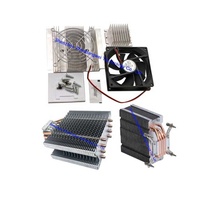 Système de refroidissement thermoélectrique Peltier à dissipateur thermique pour PC DIY, puce Peltier, refroidissement par réfrigération, ventilateur de refroidissement, dissipateur thermique DIY