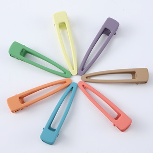 Pinza para el pelo de metal con diseño de pico de pato, acabado en pintura horneada, para uso diario femenino S0626 - Product Image 2