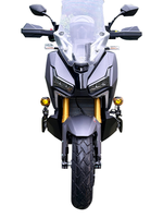 Barre de protection avant avec support pour éclairage et projecteur, compatible avec SYM ADXTG, protection du moteur, protection du tuyau d'échappement arrière, anti-chute, robuste