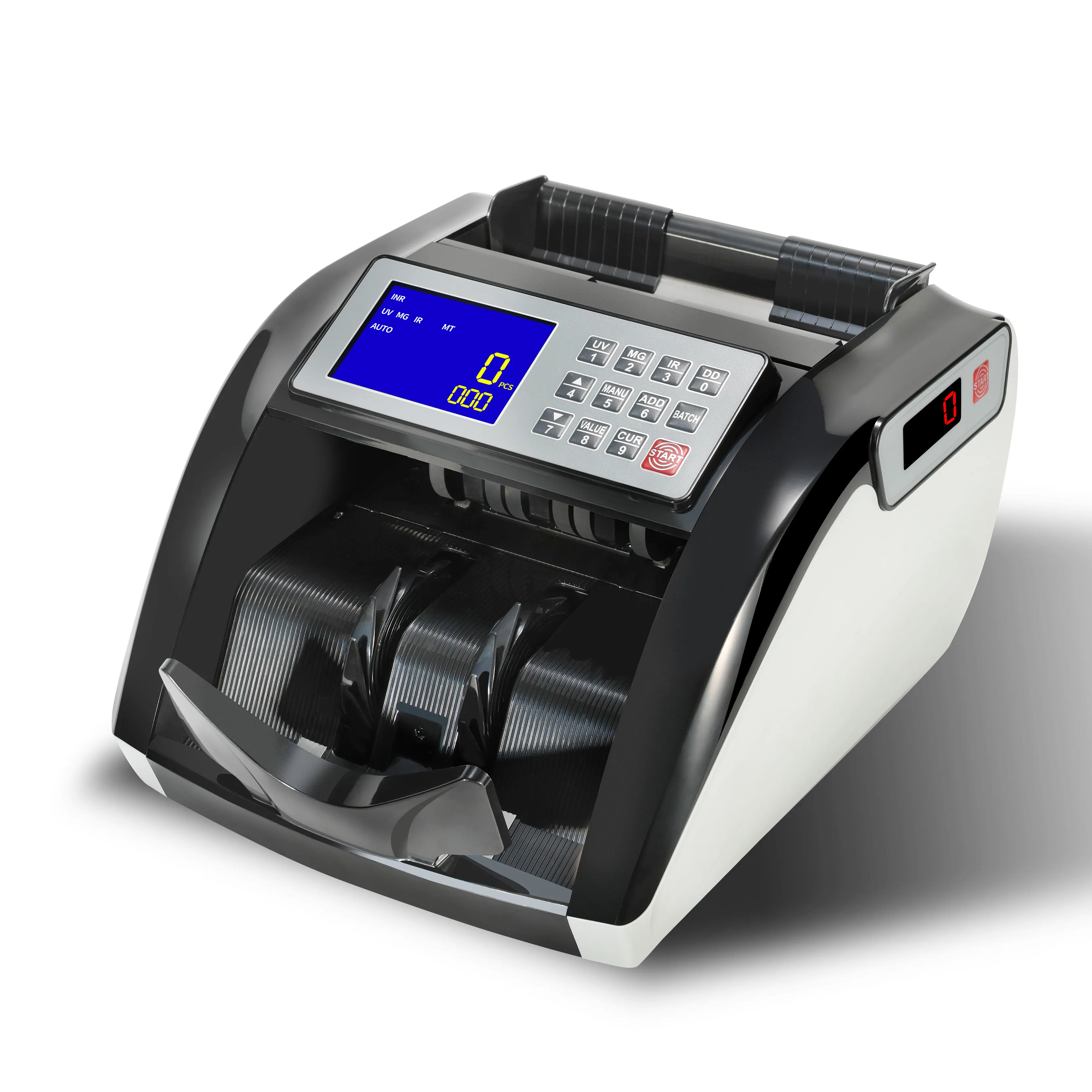 P40 penghitung manual dengan TFT IR UV MG mesin penghitung uang sensitivitas tinggi teknologi penjualan laris Cerdas uang