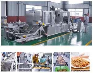 Línea de Fritura Automática de Snacks Extruidos Eléctrica, Nueva Condición, Acero Inoxidable SUS304 de Alta Calidad, para Hacer Bugles/<span class=keywords><strong>Doritos</strong></span> Fritos - Product Image 5