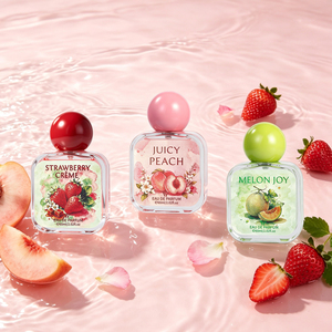 Coffret <span class=keywords><strong>de</strong></span> parfums fruités 60 ml – Bouteille à bouchon bille – Pêche, Fraise, Poire, Melon, Chocolat, <span class=keywords><strong>Miel</strong></span> – Doux, fruité, floral – Vente en gros – Cadeau – Parfum - Product Image 6