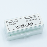 24X60mm Glass Microscope Cover Slides OEM Customizable Durable Yaohua Brand Lab Supplies