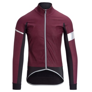 Men's Black <b>Red</b> Geometric Pattern Cycling <b>Jacket</b> Stand Collar Zipper Breathable Sporty Autumn Long Sleeve cycling mtb <b>jackets</b> - Product Image 4