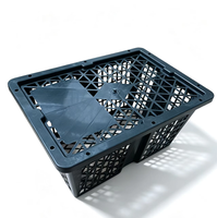 Boîtes à fruits en plastique PP empilables et ventilées, paniers réutilisables pour fruits et légumes, adaptés à la récolte agricole et aux fruits frais