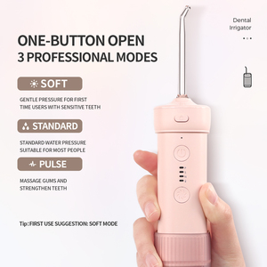 ไหมขัดฟันแบบพกพา,เครื่องขัดฟันอัจฉริยะแบบชาร์จ Usb ไหมขัดฟันสำห<span class=keywords><strong>รับ</strong></span>ทำความสะอาดฟันพร้อมหัวฉีด4หัว - Product Image 2