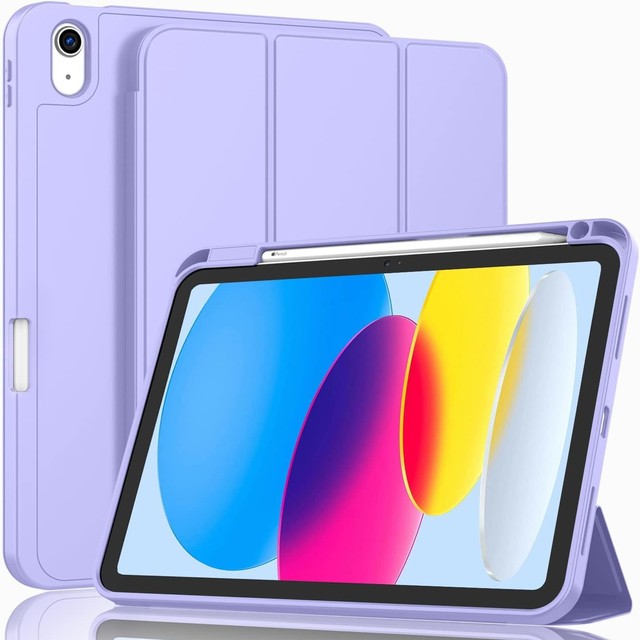 Fit for iPad A16 11th/10th Generation 11 Inch Case with Pencil Holder Smart Cover with Soft TPU Back Tablet Accessories Supplier