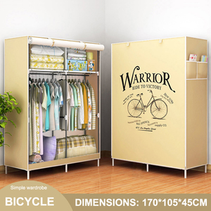 Armoire <span class=keywords><strong>de</strong></span> rangement pour vêtements, anti-poussière, simple, pour chambre à coucher - Product Image 5
