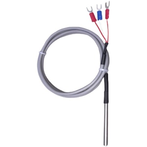 50mm 100mm PT100 pt1000 máy phát cảm biến nhiệt độ sản phẩm M6 M8 M12 vít thăm dò dây <span class=keywords><strong>silicon</strong></span> cảm biến nhiệt độ RTD - Product Image 5