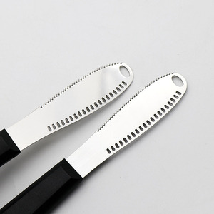 Wholesale Butter <b>Knife</b> Holes Cheese Dessert Stainless Steel Jam Cutlery Toast Wipe <b>Bread</b> Cutter Kitchen Tools - Product Image 4