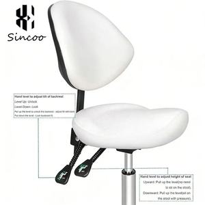 Wholesale High Load-Bearing Saddle Chair with Lifting Air Pump for Spa & Nail Salon Massage Function <b>Height</b> <b>Adjustable</b> - Product Image 3