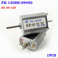 Moteur de FK-130SH-09450 Mabuchi DC 12V-24V 15000RPM à double arbre, moteur électrique 130 RC jouet voiture bateau, 1 pièce