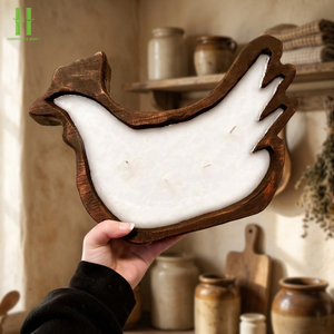 Bols à pâte en bois d'acacia naturel de haute qualité pour la décoration de la maison vintage et pour les cadeaux de décorations de Noël OEM fabriqués au Vietnam - Product Image 1