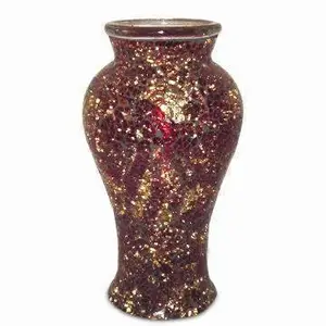 Piece crackle votive wholesale mosaic murano glass candle holder