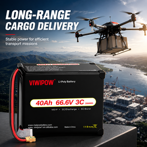 Batterie de drone semi-solide 40000mAh 18S, vente chaude, batterie UAV 18S haute capacité pour drone agricole et industriel - Product Image 2