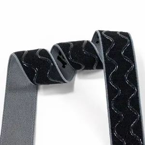 Custom logo High quality non-slip bra cycling silicone gripper band silicone elastic band