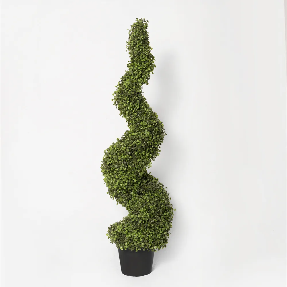 Guter Preis Direkt verkauf Künstlicher Topiary Buchsbaum Spiral Topiary Baum