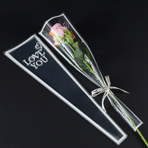 Bolsa de embalaje de una sola flor de Rosa al por mayor de fábrica para el Día de la madre y el Día de San Valentín - Product Image 5