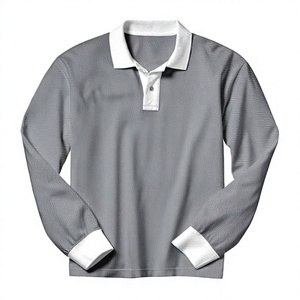 Sweat-shirt à fermeture éclair 1/4 en mélange de polycoton pour hommes, broderie personnalisée, vêtements de sport et de golf en gros - Product Image 5